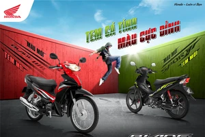 Honda Blade mới: Đậm chất thể thao với tem màu cá tính