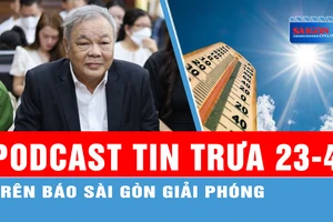 Podcast tin trưa 23-4 trên Báo Sài Gòn Giải Phóng có các thông tin đáng chú ý sau: Kỳ nghỉ lễ 30-4 và 1-5, cả nước nắng nóng; Hôm nay 23-4, ba cha con ông Trần Quí Thanh hầu tòa...