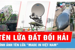 Hình ảnh tên lửa đất đối hải "made in Việt Nam"