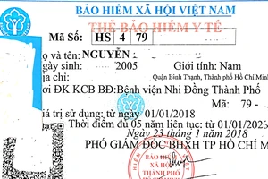 Thẻ BHYT không ghi đúng thời điểm đủ 5 năm liên tục