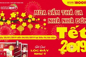 “Mua sắm thả ga – Nhà nhà đón tết” tại hệ thống bán lẻ Satra