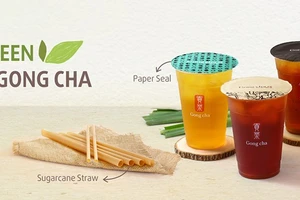 Gong Cha Việt Nam chuyển sang dùng ống hút từ bã mía