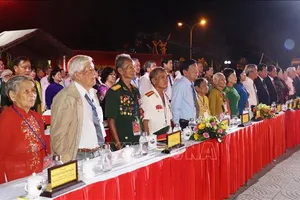 Các đại biểu dự lễ kỷ niệm. Ảnh: TTXVN