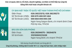 Thông tin tiếp nhận ủng hộ phòng, chống dịch Covid-19 và hạn mặn xâm nhập ngày 29-4