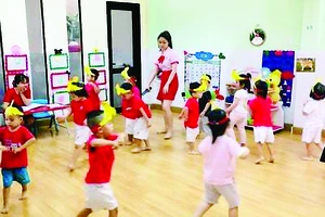 Một giờ học rèn luyện thể chất của Trường Mầm non Worldkids