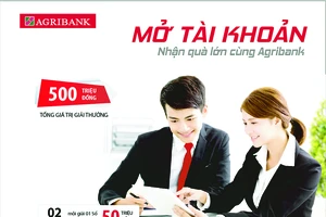 Mở tài khoản - nhận quà lớn và tham gia các chương trình khuyến mại tại các điểm giao dịch trực thuộc Agribank Đồng Nai