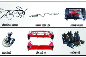 Một số sản phẩm linh kiện OEM do Thaco cung cấp