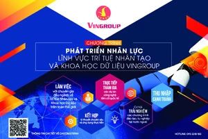 Chương trình Phát triển nhân lực lĩnh vực Trí tuệ nhân tạo và Khoa học dữ liệu Vingroup bắt đầu nhận hồ sơ ứng tuyển từ ngày 21-8-2020