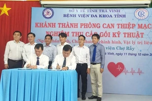 Bệnh viện Chợ Rẫy và Bệnh viện Đa khoa Trà Vinh ký kết biên bản hợp tác chuyển giao