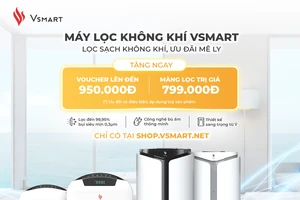 Sản phẩm Máy Lọc Không Khí Vsmart lần đầu ra mắt thị trường