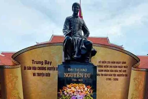 Dâng hương tưởng niệm 201 năm ngày mất Đại thi hào Nguyễn Du