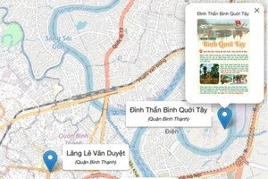 Gạch nối từ con sông của thành phố