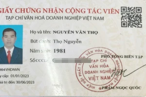 Bắt giam 2 đối tượng có giấy phóng viên, cộng tác viên của một tạp chí