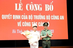 Hà Tĩnh có tân Phó Giám đốc Công an tỉnh