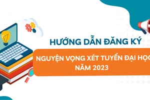 Hướng dẫn đăng ký nguyện vọng xét tuyển đại học năm 2023