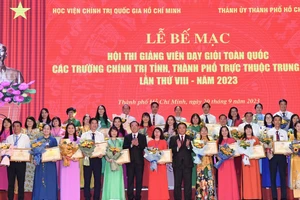 39 giảng viên đạt xuất sắc hội thi giảng viên dạy giỏi toàn quốc các trường chính trị