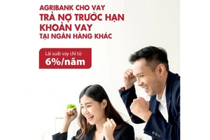 Agribank cho vay trả nợ trước hạn khoản vay tại các ngân hàng khác