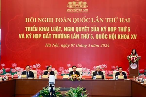 Hội nghị triển khai thi hành luật, nghị quyết của Quốc hội 