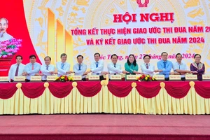 12 tỉnh Tây Nam bộ ký kết giao ước thi đua năm 2024