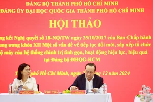 Đại học Quốc gia TPHCM tổ chức hội thảo tổng kết Nghị quyết 18 - Ảnh: THANH HÙNG