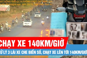 Bản tin ANTT 3-2: Xử lý 3 lái xe che biển số, chạy xe lên tới 140km/giờ; Mâu thuẫn khi ăn nhậu, một phụ nữ bị đâm tử vong