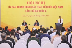 Hội nghị Ủy ban Trung ương MTTQ Việt Nam lần thứ ba khóa X