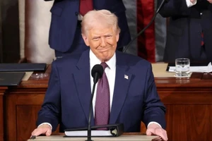 Tổng thống Donald Trump phát biểu trước Quốc hội Mỹ