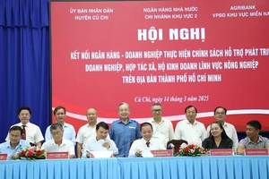 Hội nghị Kết nối Ngân hàng - Doanh nghiệp tại huyện Củ Chi, ngày 14-3