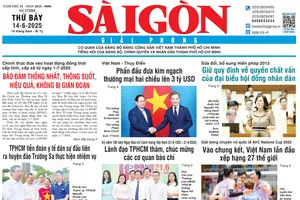 Báo Sài Gòn Giải Phóng ngày 14/6/2025