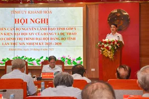 Khánh Hòa và Ninh Thuận lắng nghe ý kiến góp ý để tỉnh mới đạt tăng trưởng hai con số