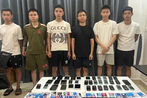 Các đối tượng tại cơ quan điều tra. Ảnh: CACC