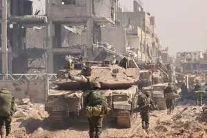 Binh sĩ Israel tham gia chiến dịch quân sự tại Dải Gaza. Ảnh: THX/TTXVN