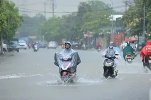Vùng mưa mở rộng và dịch chuyển xuống phía Nam