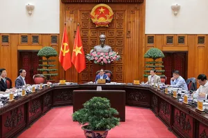 Thủ tướng Phạm Minh Chính chủ trì cuộc họp. Ảnh: VGP