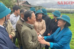 Chủ tịch Ủy ban Trung ương MTTQ Việt Nam Bùi Thị Minh Hoài: Không để người dân đói, rét