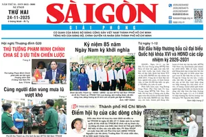 Báo Sài Gòn Giải Phóng ngày 24/11/2025