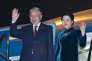 Tổng Bí thư Tô Lâm và Phu nhân kết thúc tốt đẹp chuyến thăm cấp Nhà nước tới Lào