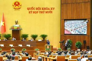 Phiên họp sáng 10-12. Ảnh: QUANG PHÚC