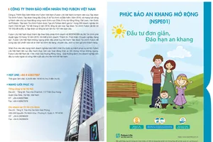 Bảo hiểm đóng phí một lần Phúc Bảo An Khang mở rộng: Đầu tư đơn giản, đáo hạn an khang