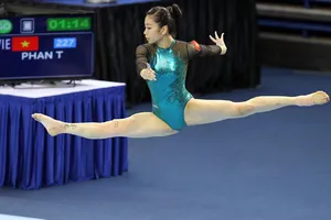 “Nữ hoàng” TDDC Phan Thị Hà Thanh đã phải giã từ đội tuyển sau một thời gian dài sống chung với chấn thương Ảnh: HUY THẮNG