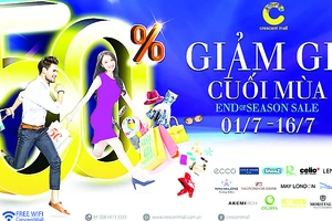 Bùng nổ hàng loạt thương hiệu sale cuối mùa tại Crescent Mall 