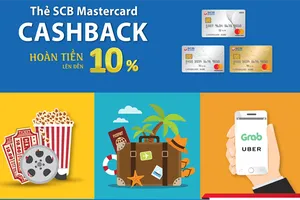 SCB hoàn tiền đến 10% tất cả giao dịch khi thanh toán bằng Thẻ Quốc tế SCB Mastercard Cashback