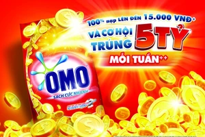 “Mua Omo, có cơ hội trúng 5 tỷ đồng mỗi tuần”