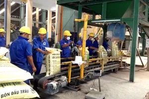 Dây chuyền sản xuất của Công ty CP phân bón Bình Điền