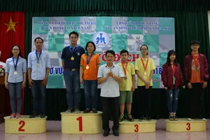 Trao thưởng đôi nam-nữ cờ tiêu chuẩn