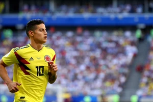 James Rodriguez sẽ kịp hồi phục chấn thương để ra sân gặp tuyển Anh.