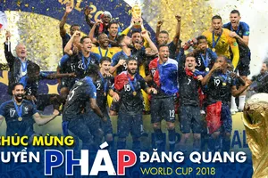 Món quà tặng bạn đọc: Tuyển Pháp đăng quang World Cup 2018