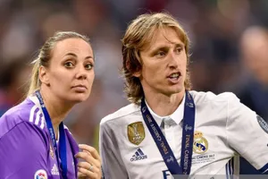 Luka Modric và cô vợ Vanja Bosnic
