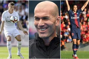 Tony Kroos (trái) và Edinson Cavani (phải) là 2 ngôi sao Zidane nhắm tới