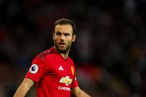 Juan Mata trong màu áo Manchester United